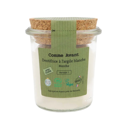 Dentifrice en pâte à la menthe (avec fluor)