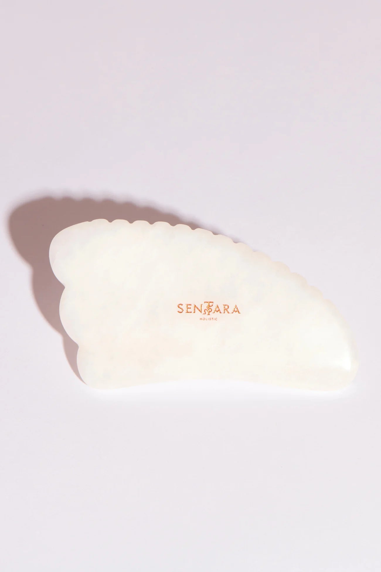 GUA SHA JADE BLANC CORNE A DENTS