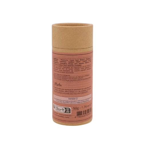 Déodorant solide géranium bourbon & menthe poivrée