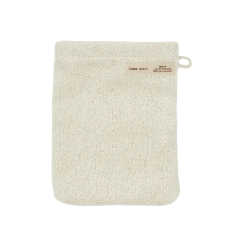 Gant de toilette en coton