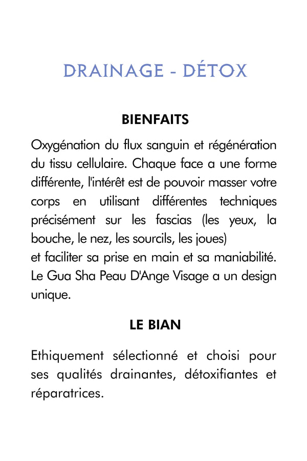 Gua Sha Peau D'Ange - Visage