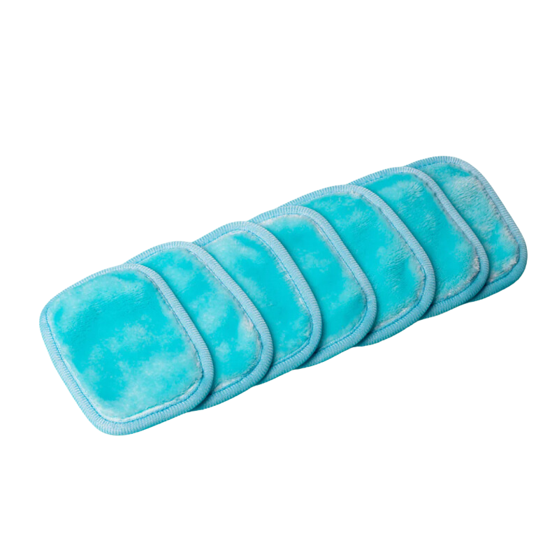 Pads démaquillants réutilisables - Bleu Chill