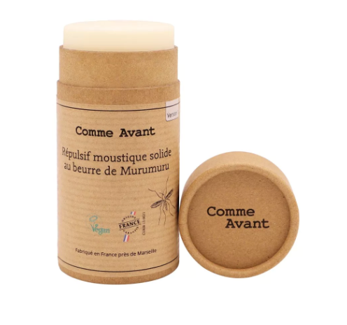 Répulsif Anti-moustique naturel solide au beurre de Murumuru