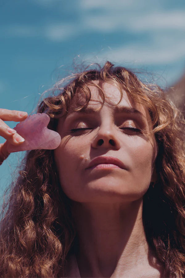 QUARTZ ROSE COEUR A DENTS