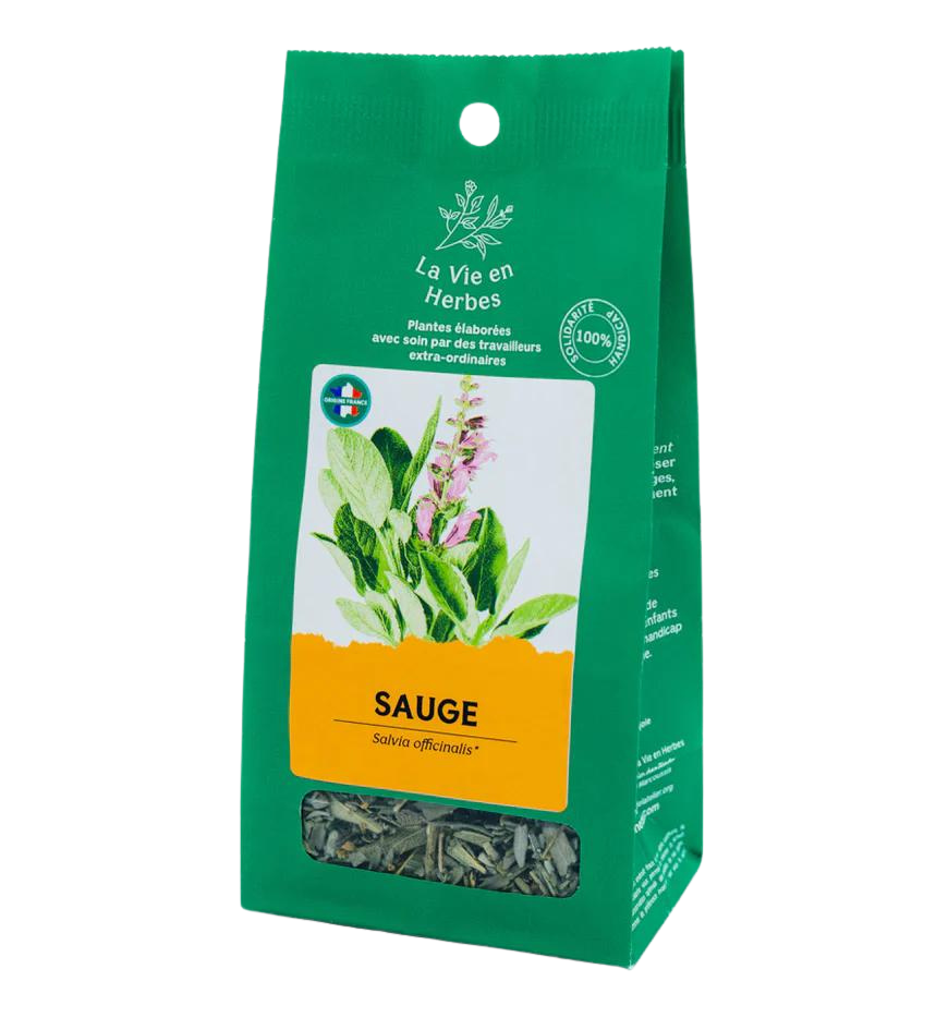 Sauge feuilles BIO - pochette vrac 40 g