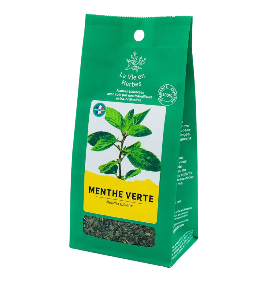 Menthe verte BIO - pochette vrac 27 g