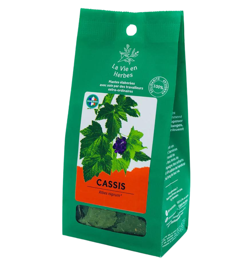 Cassis feuilles BIO - pochette vrac 30 g