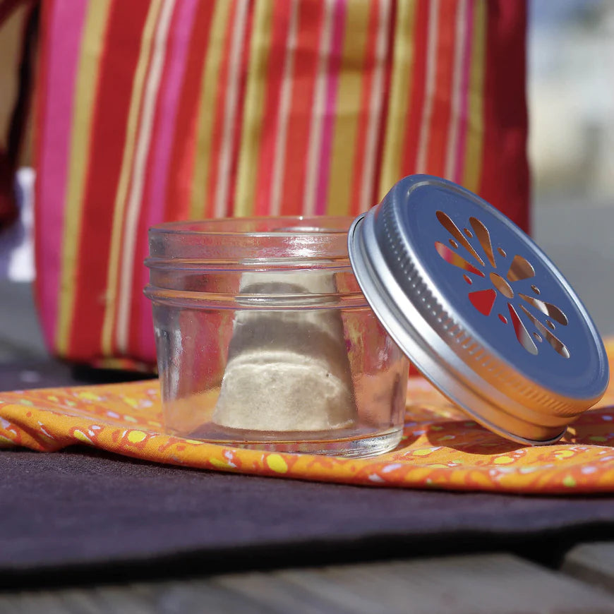 Pot de rangement en verre