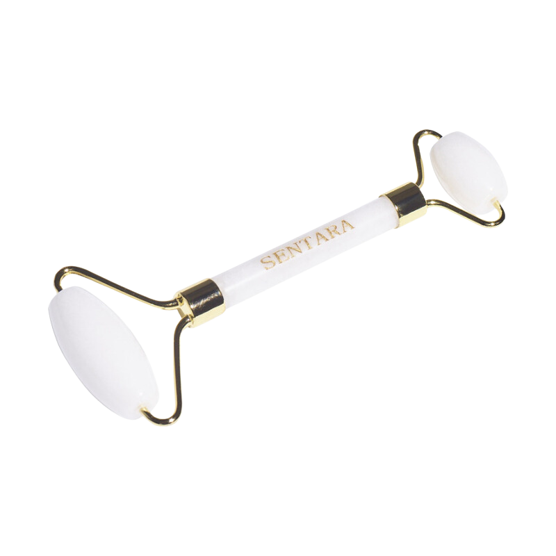 Roller de massage Jade blanc