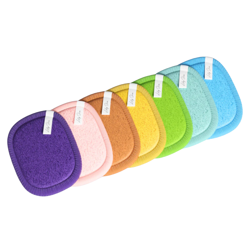 Pads démaquillants réutilisables - Rainbow