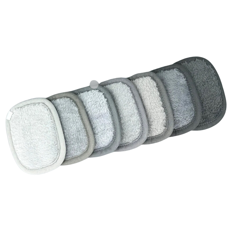 Pads démaquillants réutilisables - Rainbow Gris