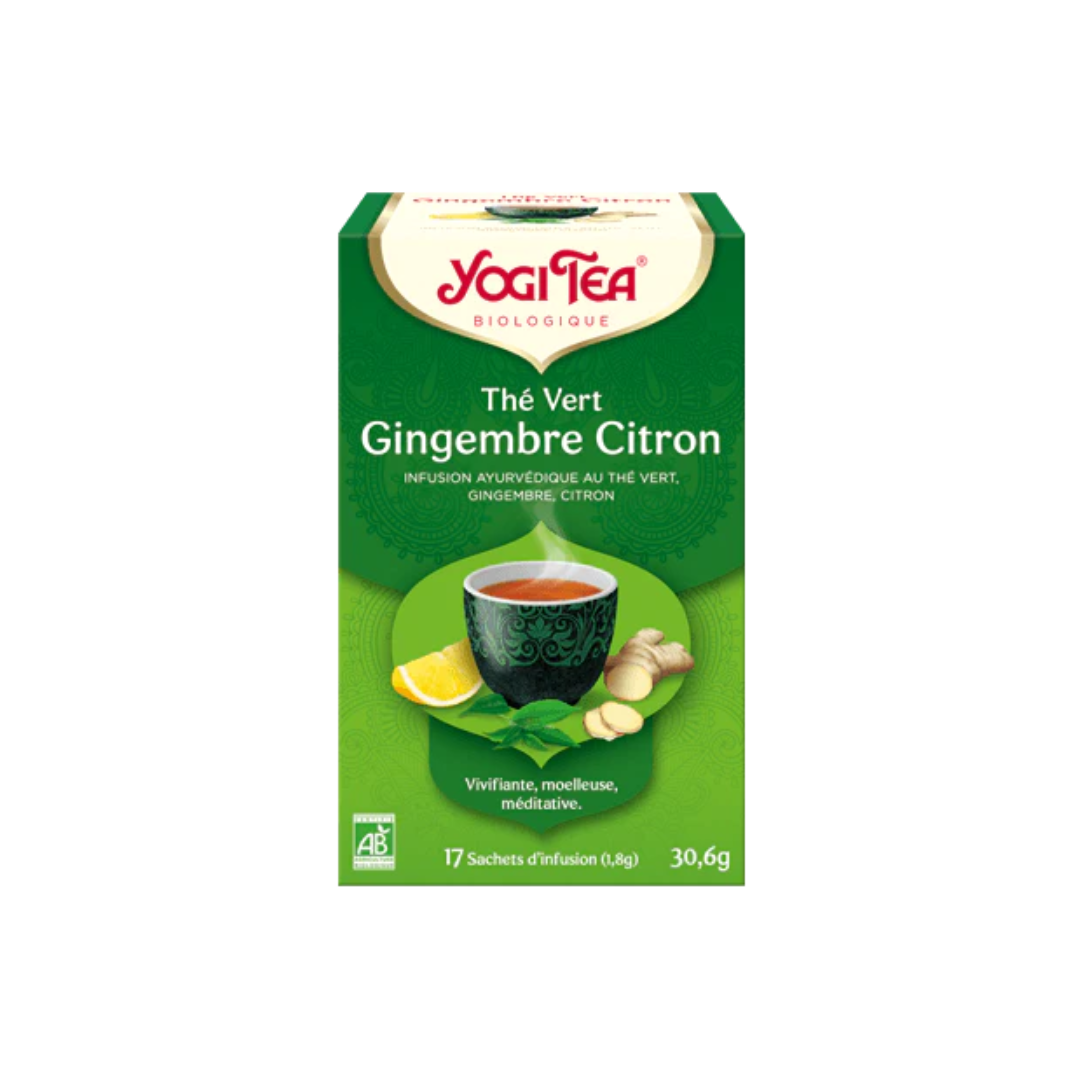 Thé Vert Gingembre Citron Bio