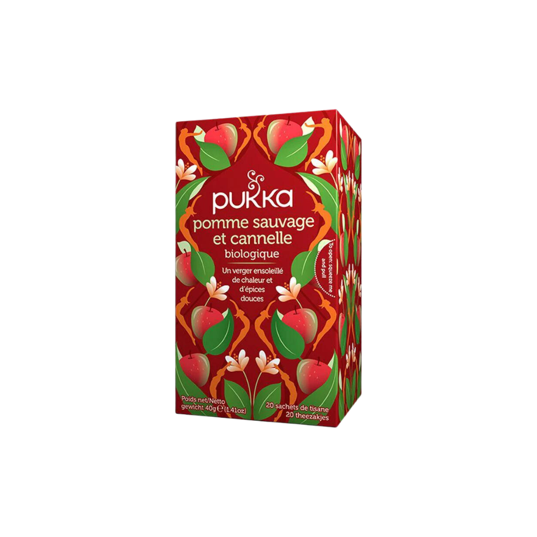 Infusion Pomme sauvage, cannelle & gingembre (Wild Apple) BIO - 20 sachets