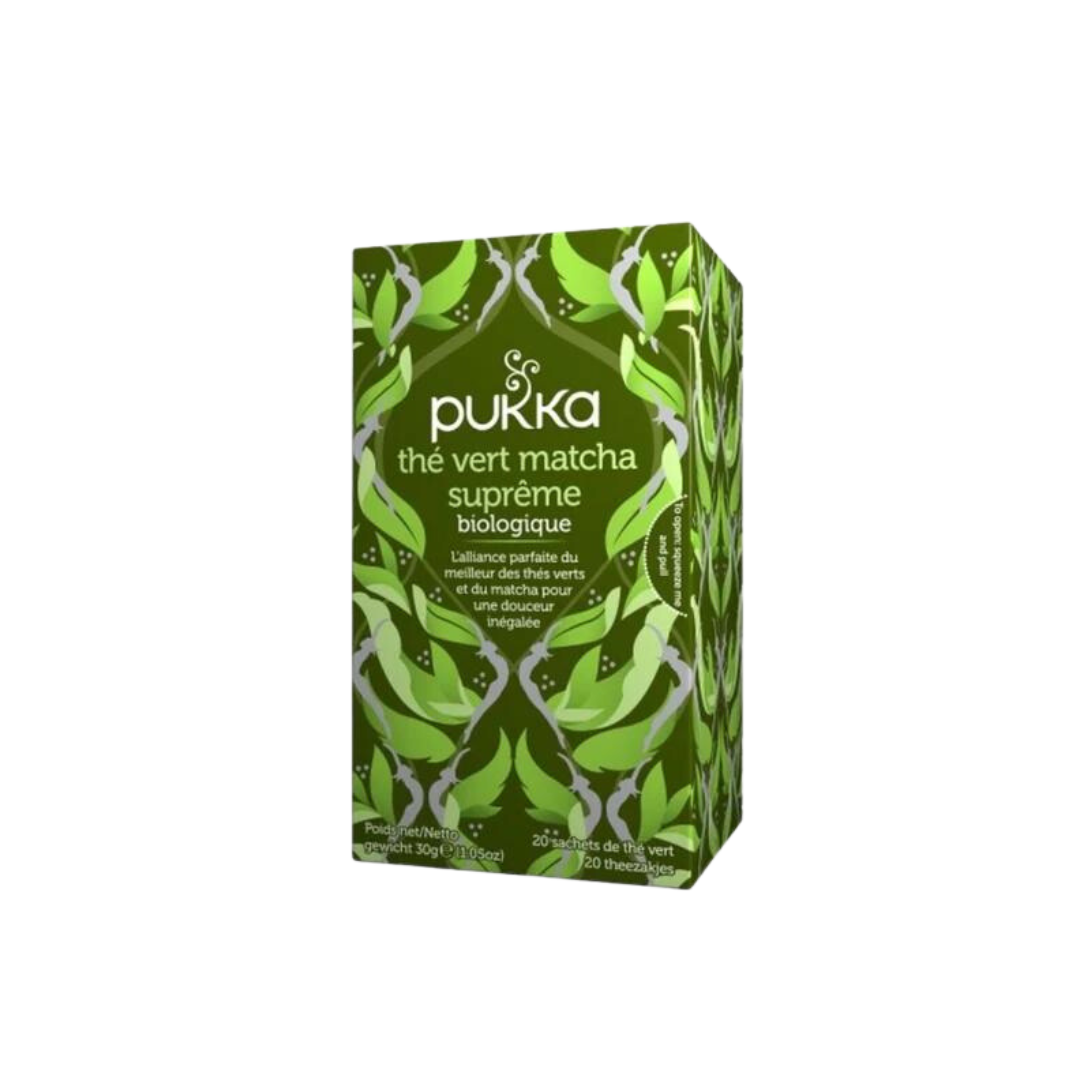Thé vert Matcha suprême (Supreme green matcha) BIO - boîte de 20 sachets