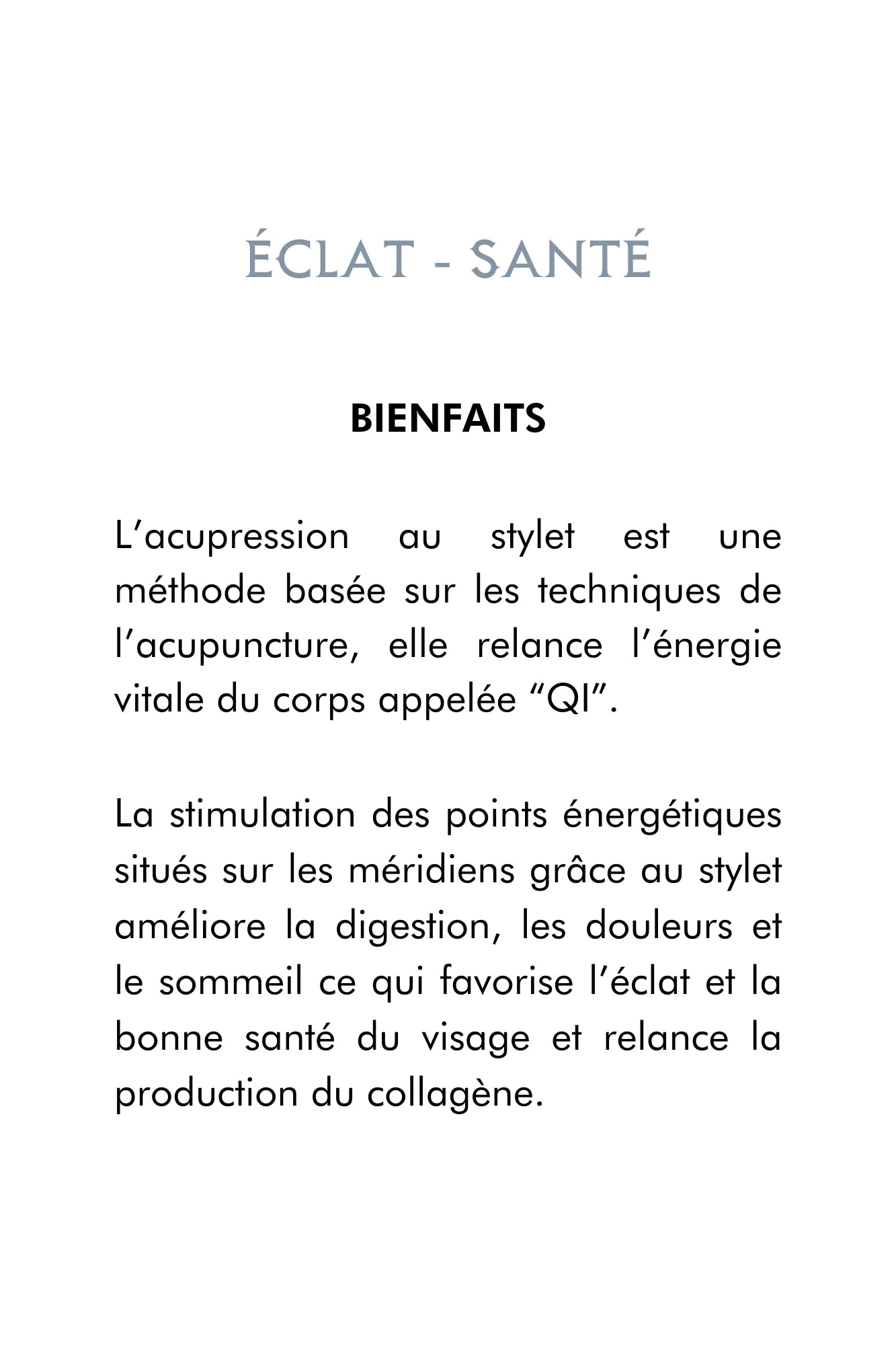 Stylet d'Acupression