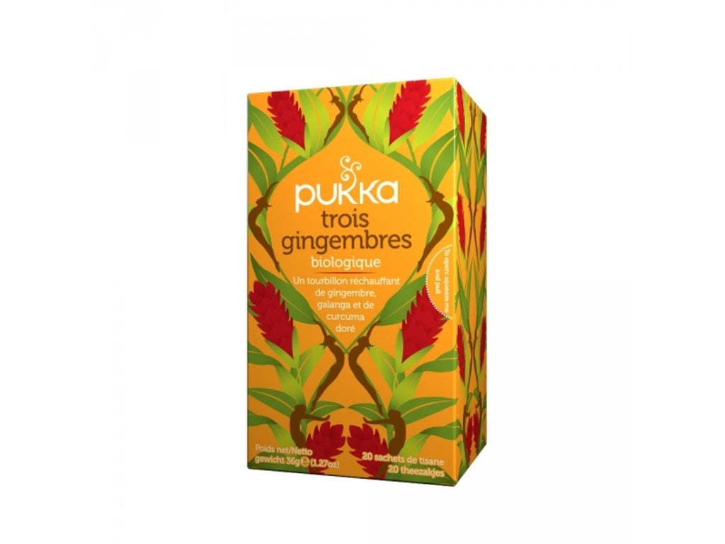 Infusion Trois gingembres (Three Ginger) BIO - boite de 20 sachets