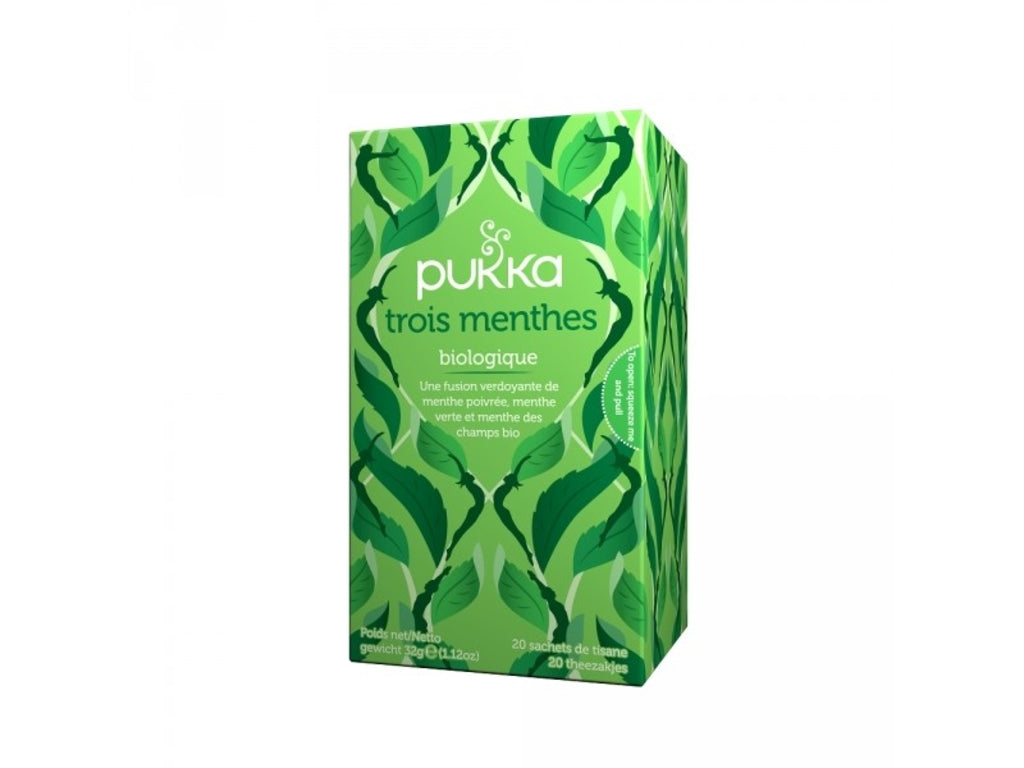 Infusion Trois menthes (Three mint) BIO - boite de 20 sachets