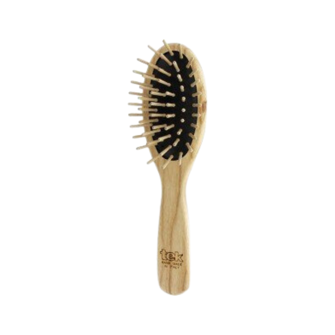 Petite brosse ronde frêne naturel