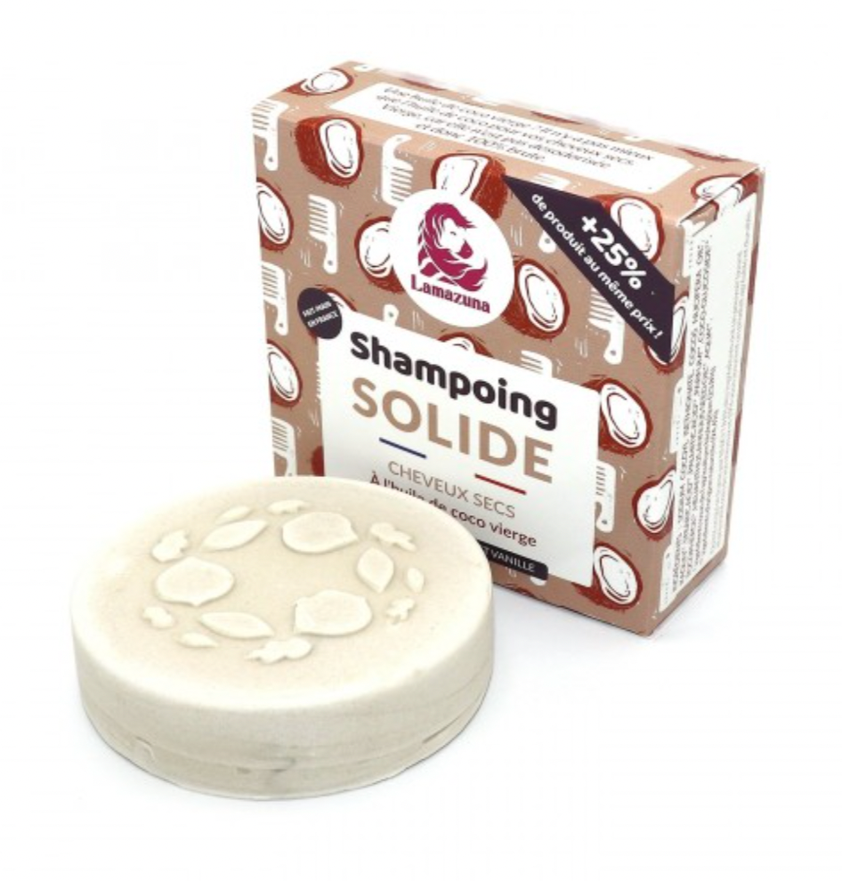 Shampoing cheveux secs - Huile de coco vierge (sans huile essentielle)