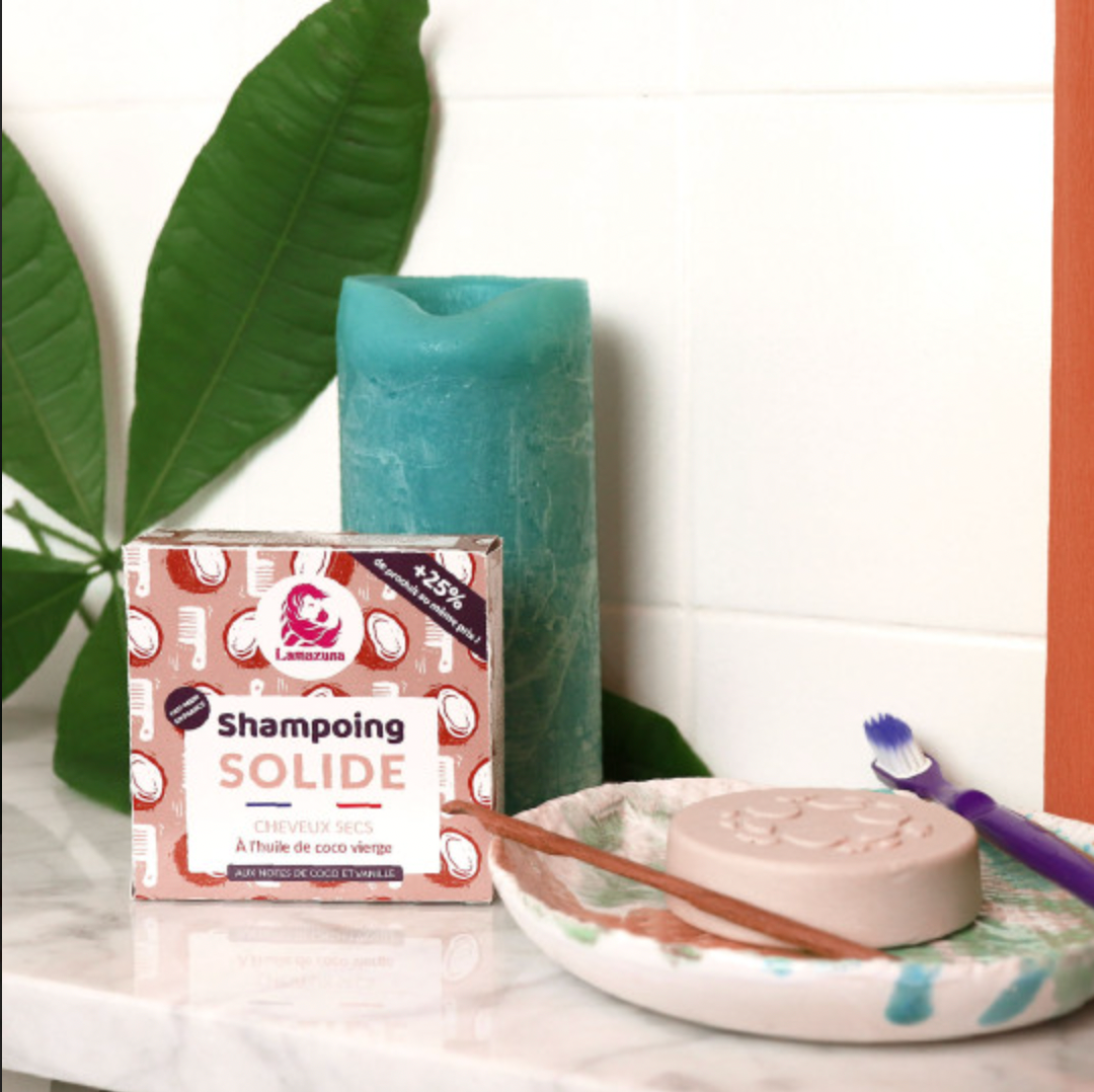 Shampoing cheveux secs - Huile de coco vierge (sans huile essentielle)