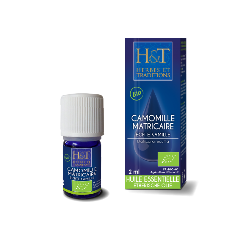 Huile Essentielle Camomille matricaire (Matricaria chamomille) Bio - 2 ml