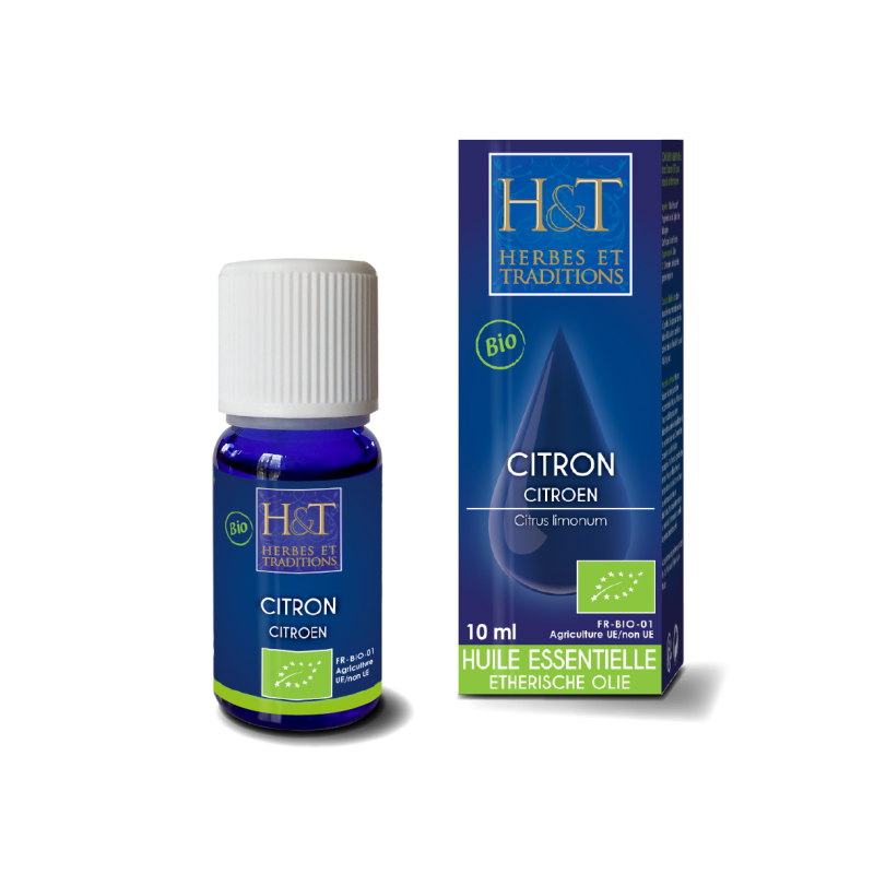 Huile Essentielle Citron (Citrus Limonum) BIO - Flacon 10 ml