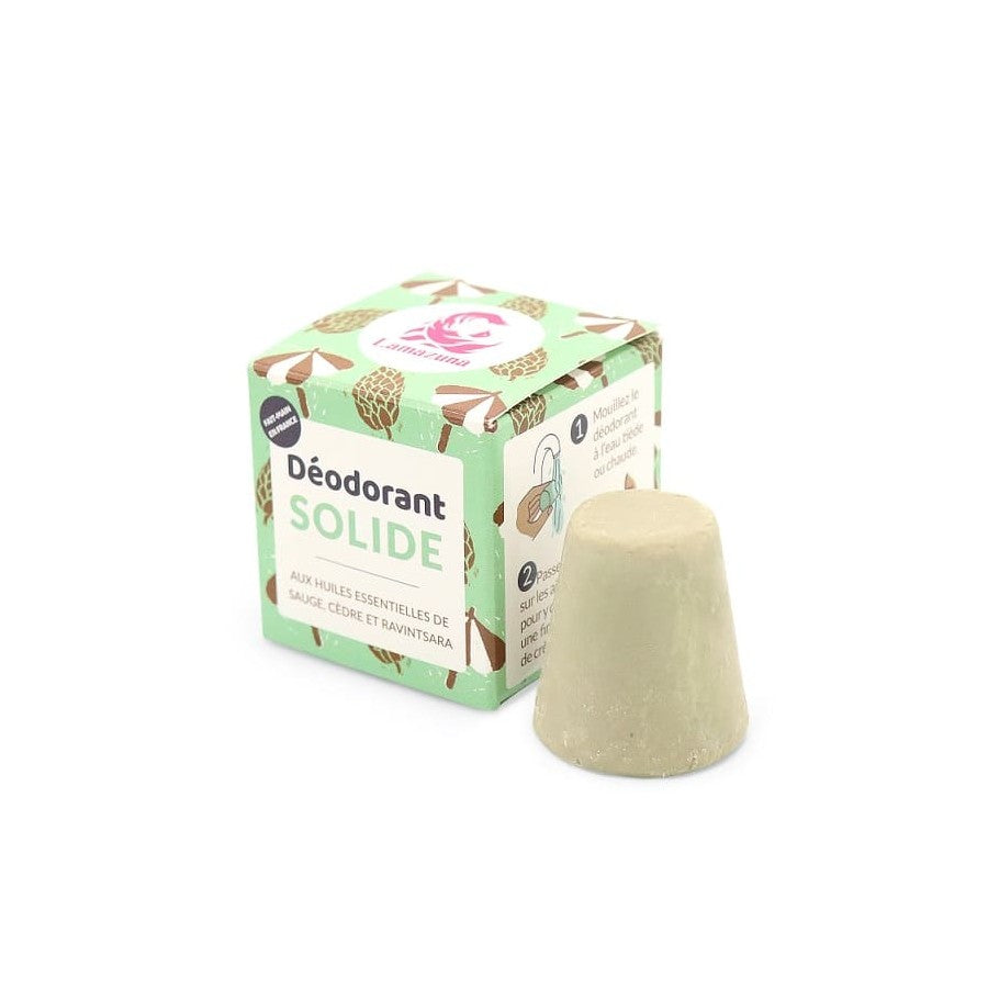 Déodorant Solide Sauge, Cèdre et Ravintsara - 30ml