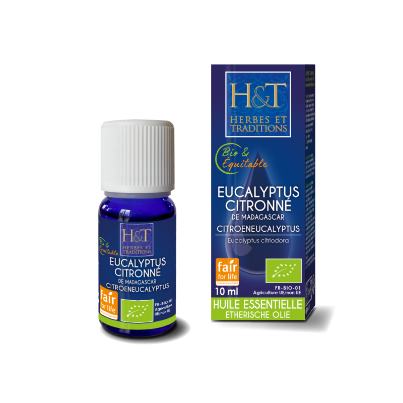 Huile Essentielle Eucalyptus citronné (Ecalyptus citriodora) BIO - Flacon 10 ml/30 ml
