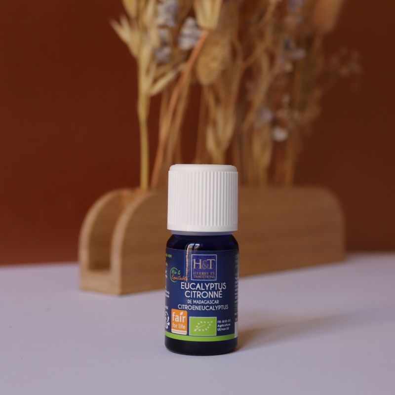 Huile Essentielle Eucalyptus citronné (Ecalyptus citriodora) BIO - Flacon 10 ml/30 ml