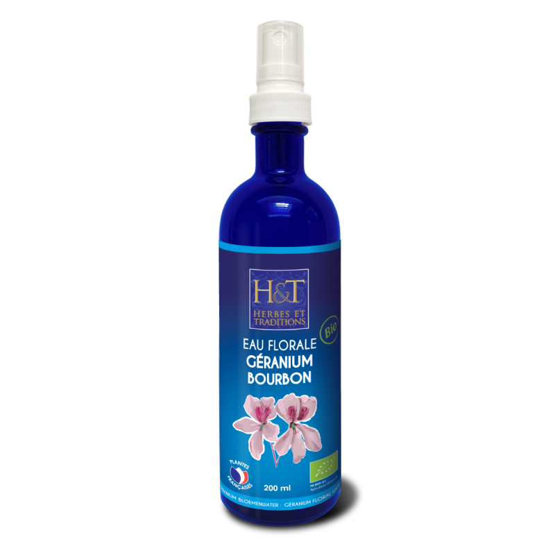 Eau florale géranium bourbon Bio - 200 ml