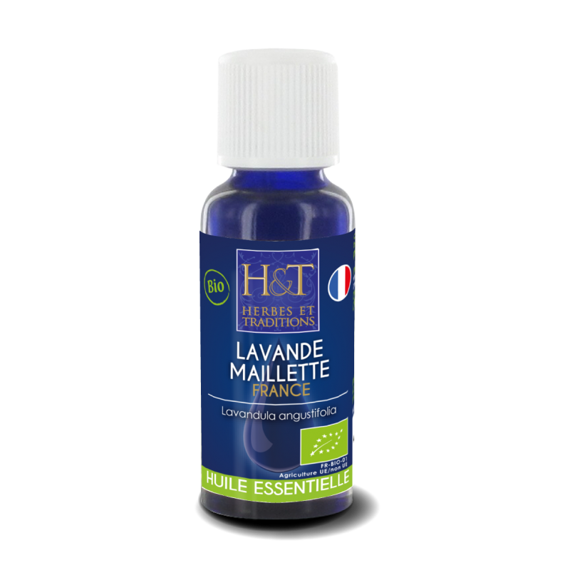 Huile Essentielle Lavande maillette (Lavandula angustifolia) BIO - Flacon 10 ml