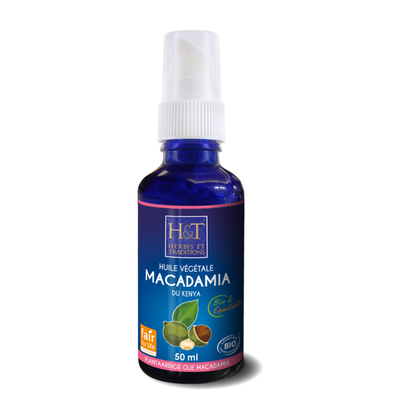 Huile Végétale Macadamia BIO - 50 ml