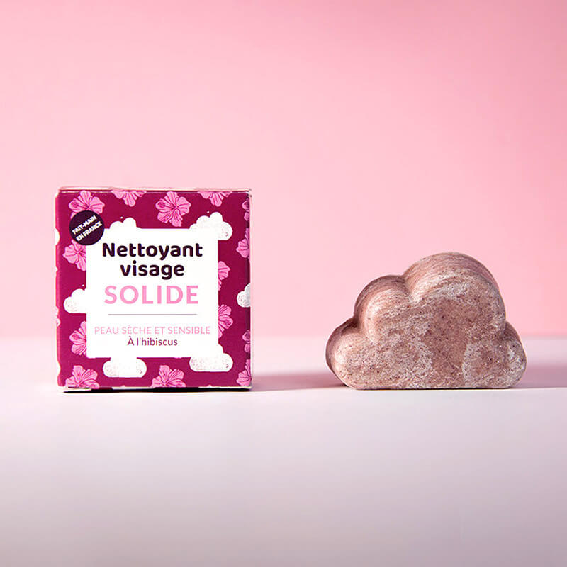 Nettoyant visage peau sèche Hibiscus