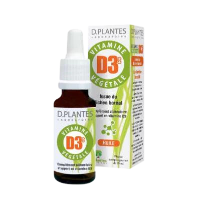 Vitamine D3++ 1000 UI Végétale - 20 ml