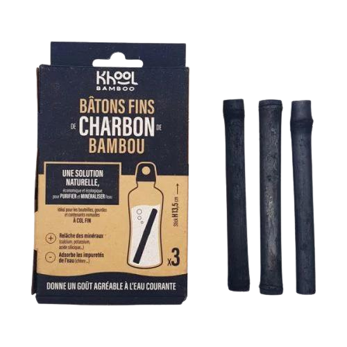 Charbon de Bambou - 1/3 bâtons fin