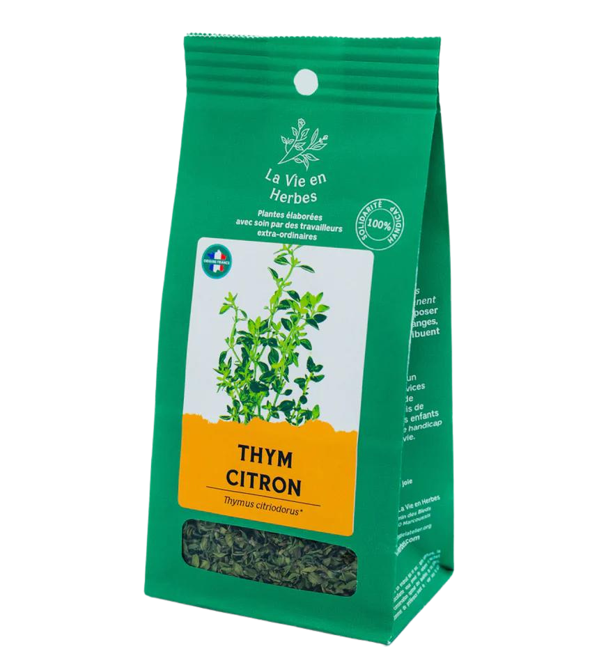 Thym citron BIO - pochette vrac 35 g - La vie en herbes