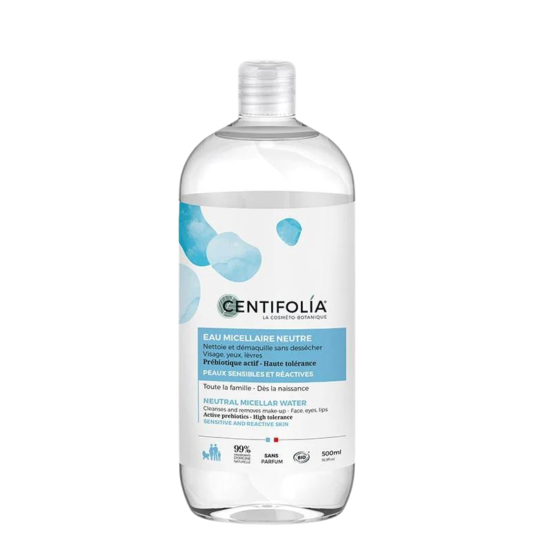 Eau micellaire neutre 500 ml - Centifolia