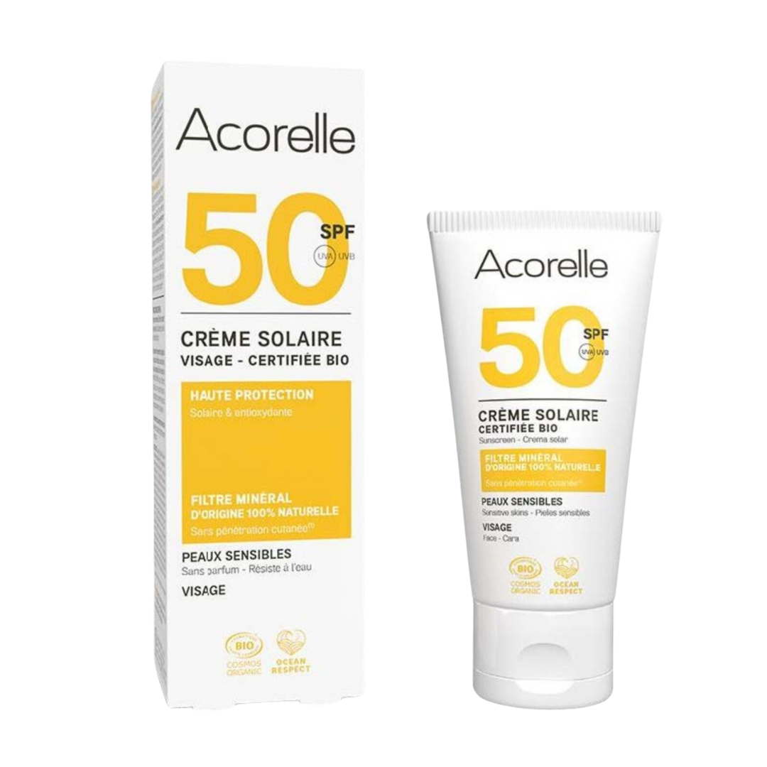 Crème Solaire Visage SPF50 BIO