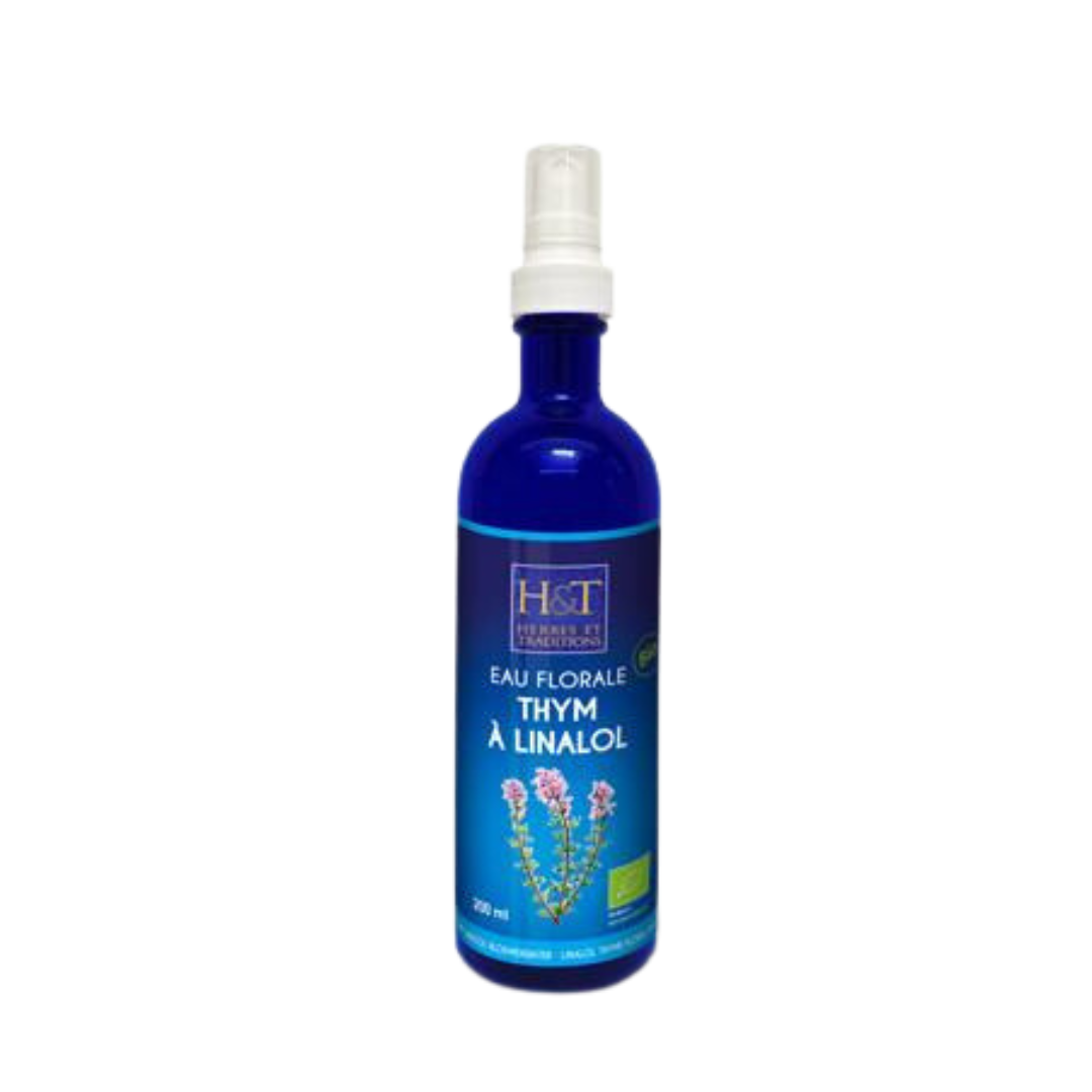 Eau florale thym à linalol BIO - 200 ml - Herbes & traditions