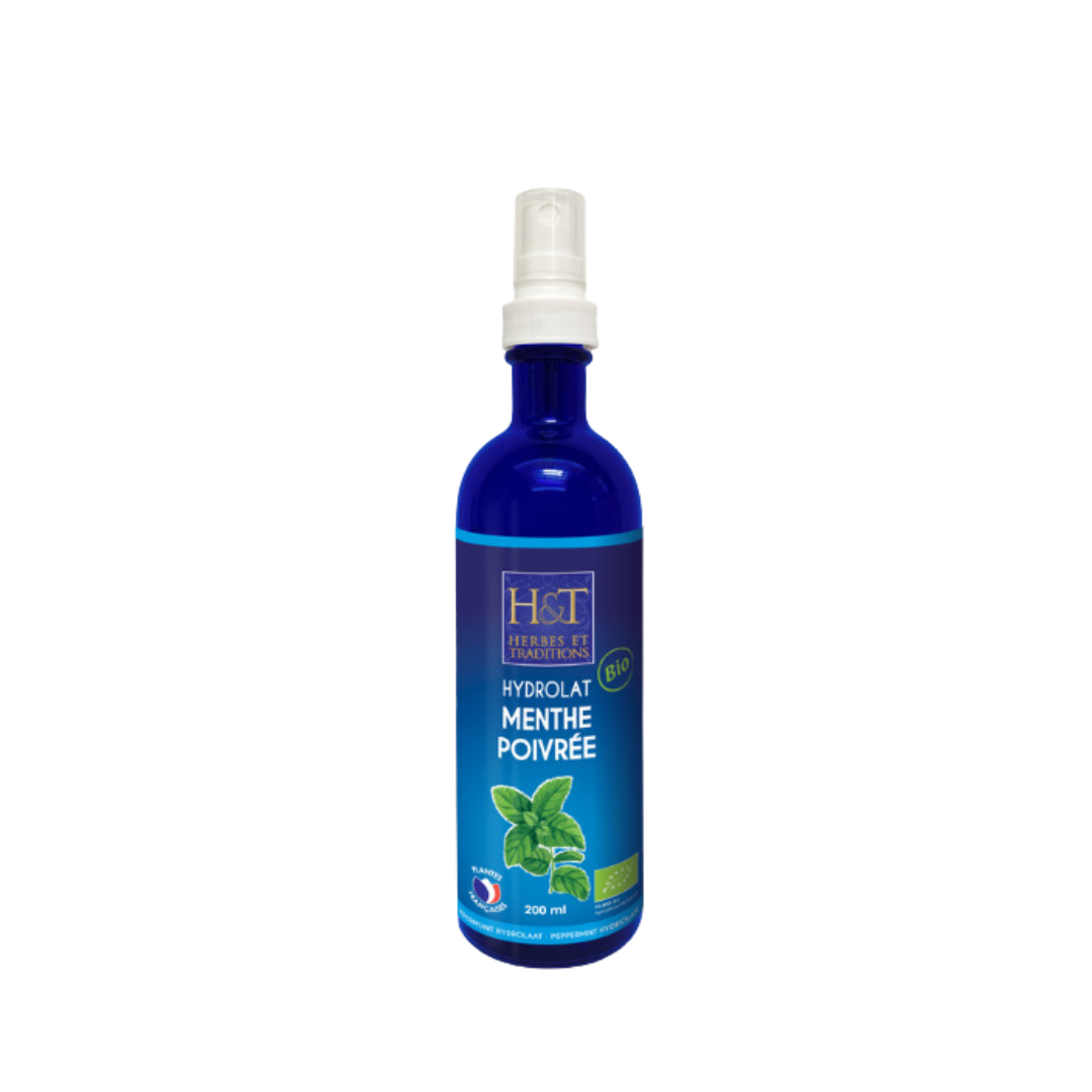 Eau florale menthe poivrée BIO - 200 ml - Herbes & traditions