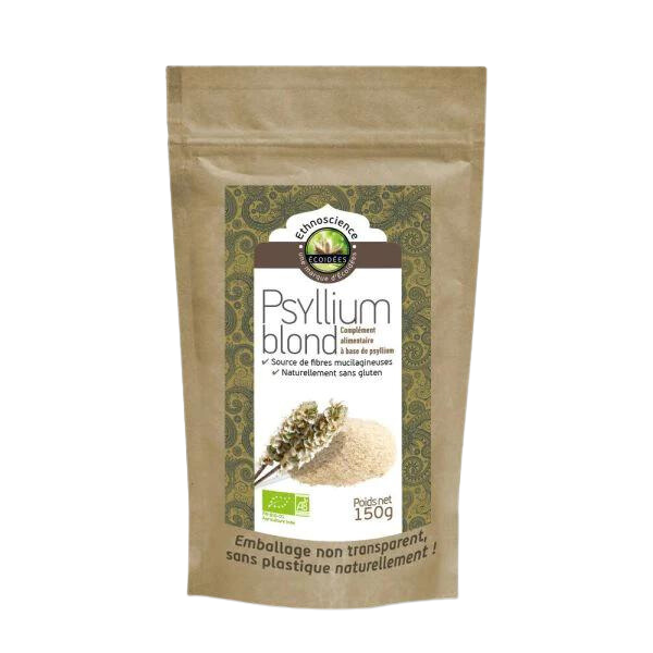 Psyllium blond en poudre BIO  150 g / 600 g