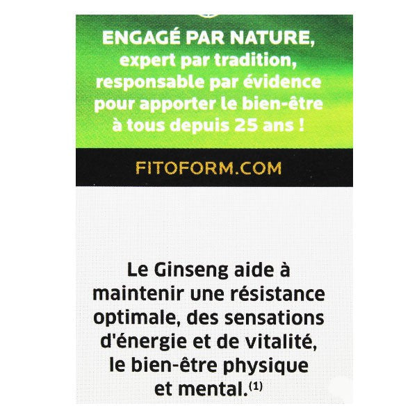 Complément Alimentaire Vitaler's Ginseng Américain 500 Mg – 60 Gélules, énergie Et Anti-fatigue