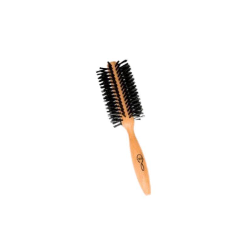 Brosse à cheveux ronde, soies de sanglier et nylon - 1845