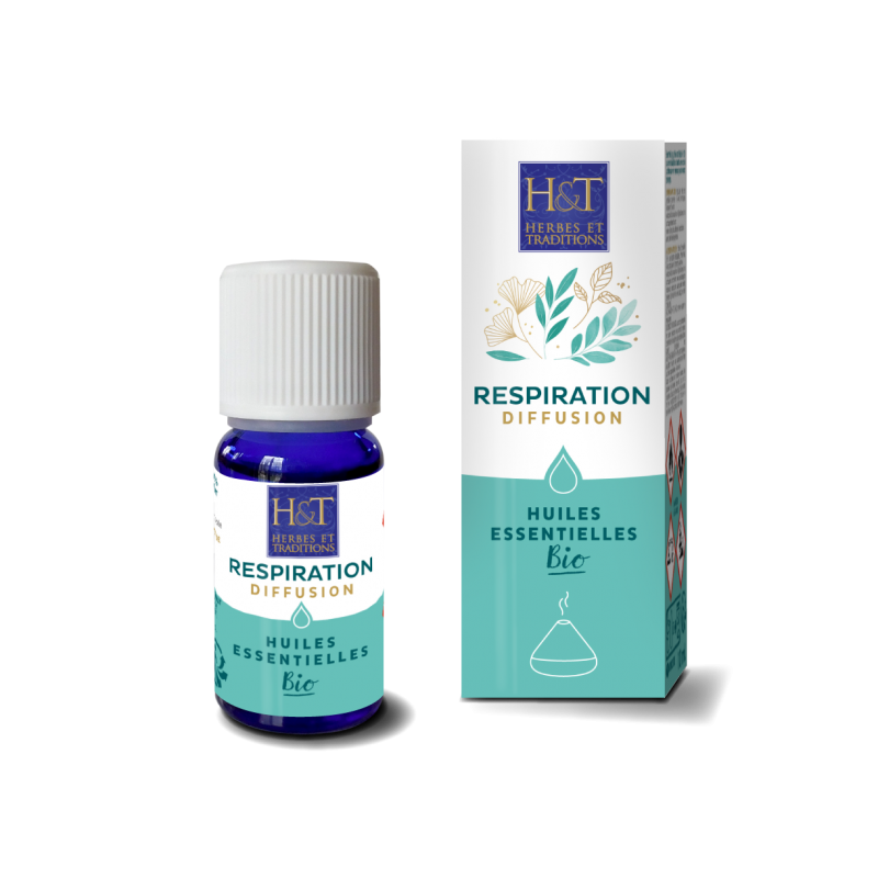 Synergie d'huiles essentielles Respiration BIO