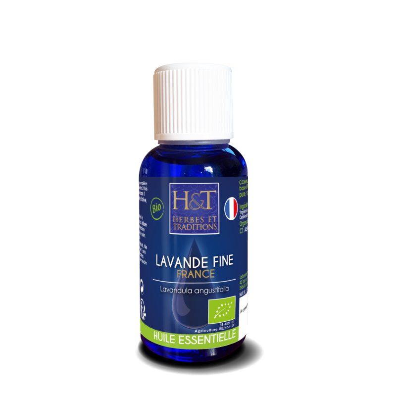 Huile Essentielle Lavande fine (Lavandula angustifolia) Bio - 10 ml - Herbes & traditions