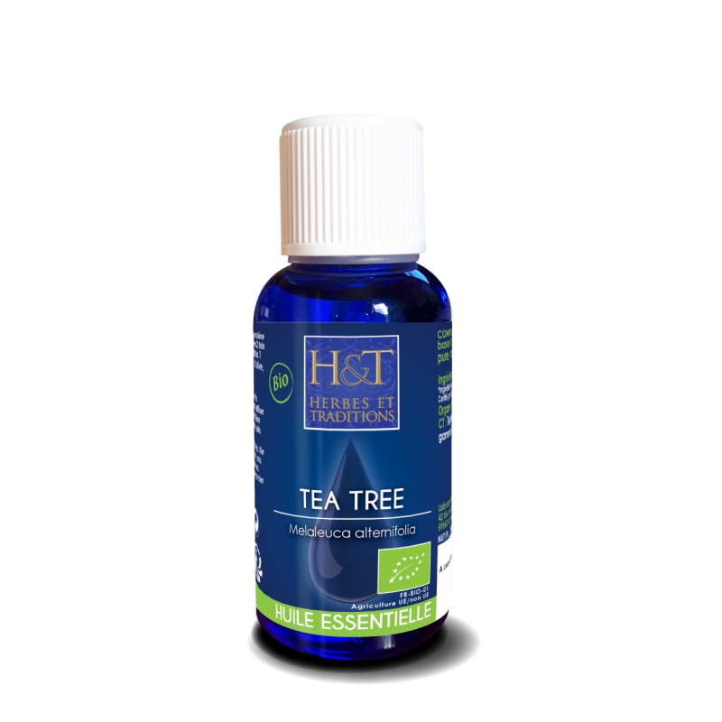 Huile Essentielle Tea tree (Melaleuca alternifolia) BIO - Flacon 10 ml/30 ml - Herbes & traditions