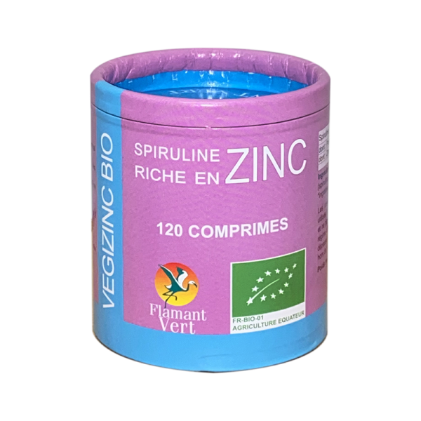Spiruline riche en zinc BIO - 120 comprimés