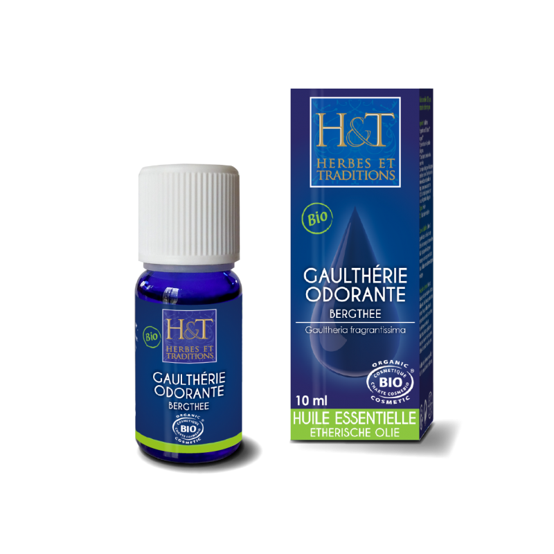 Huile Essentielle Gaultherie odorante (Gaultheria fragrantissima) BIO - 10 ml - Herbes & traditions
